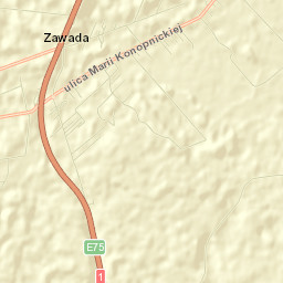 Kamienica Polska Street Map