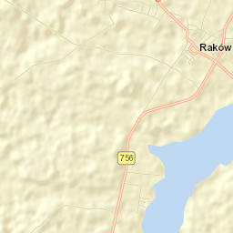 Raków Street Map