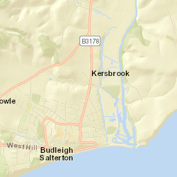 Budleigh Salterton Street Map