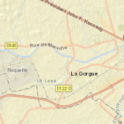 La Gorgue Street Map