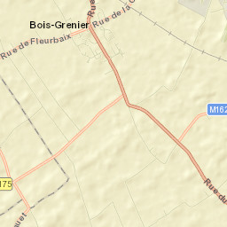 Bois-Grenier Street Map