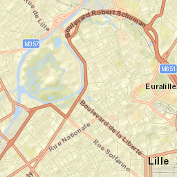 La Madeleine Street Map