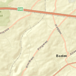 Baelen Street Map
