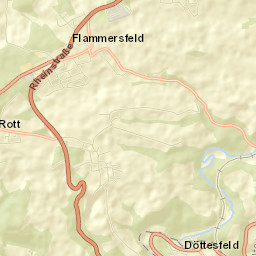 Flammersfeld Street Map