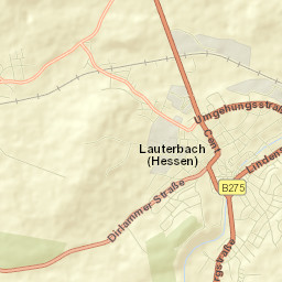 Lauterbach Street Map
