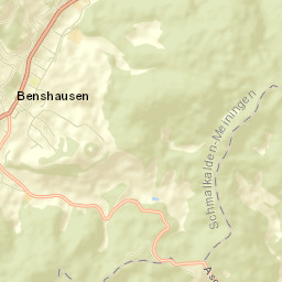 Benshausen Street Map