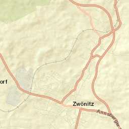 Zwönitz Street Map