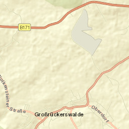 Großrückerswalde Street Map