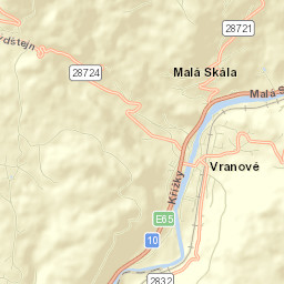 Malá Skála Street Map