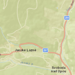 Svoboda nad Úpou Street Map