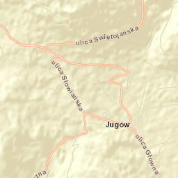Jugów Street Map