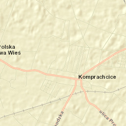 Komprachcice Street Map