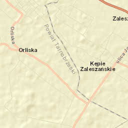 Kępie Żaleszańskie Street Map