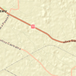 Zaleszany Street Map