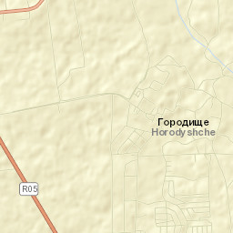 Horodyshche Street Map