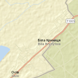 Bila Krynytsia Street Map