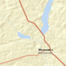 Mezenivka Street Map