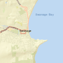 Swanage Street Map