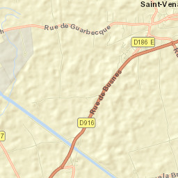 Saint-Venant Street Map