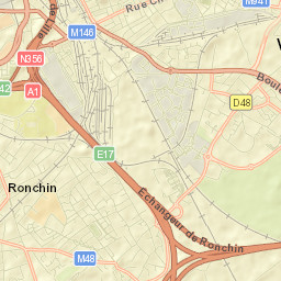 Ronchin Street Map