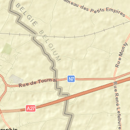 Baisieux Street Map