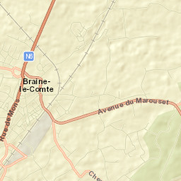 Braine-le-Comte Street Map