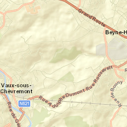 Beyne-Heusay Street Map