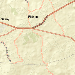 Fléron Street Map