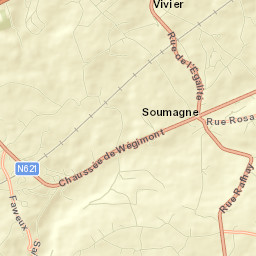 Soumagne Street Map