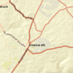 Simmerath Street Map