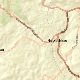 Netzschkau Street Map