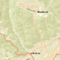 Litvínov Street Map