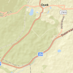 Osek Street Map