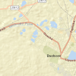 Duchcov Street Map