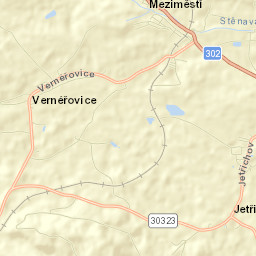 Meziměstí Street Map