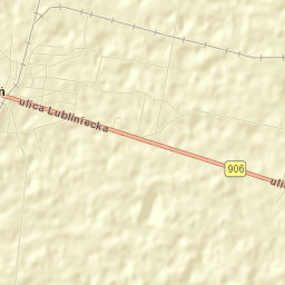 Strzebiń Street Map