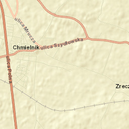 Chmielnik Street Map