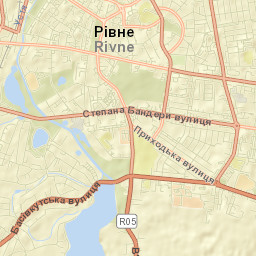 Rivnens’ka Mis’krada Street Map
