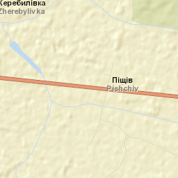 Pishchiv Street Map