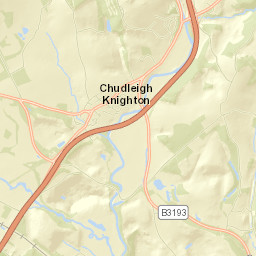 Chudleigh Knighton Street Map