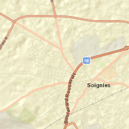 Soignies Street Map
