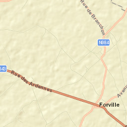 Forville Street Map