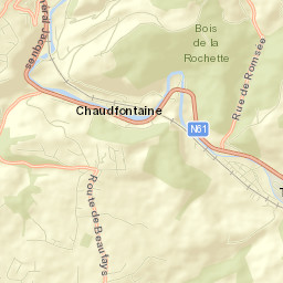 Chaudfontaine Street Map