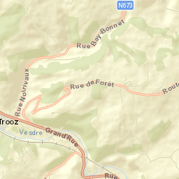 Trooz Street Map