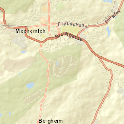 Mechernich Street Map