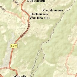 Horhausen Street Map