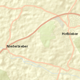 Hofbieber Street Map