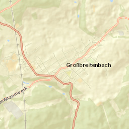 Großbreitenbach Street Map