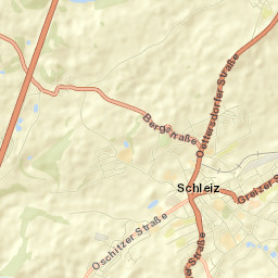 Schleiz Street Map