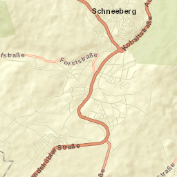 Schneeberg Street Map